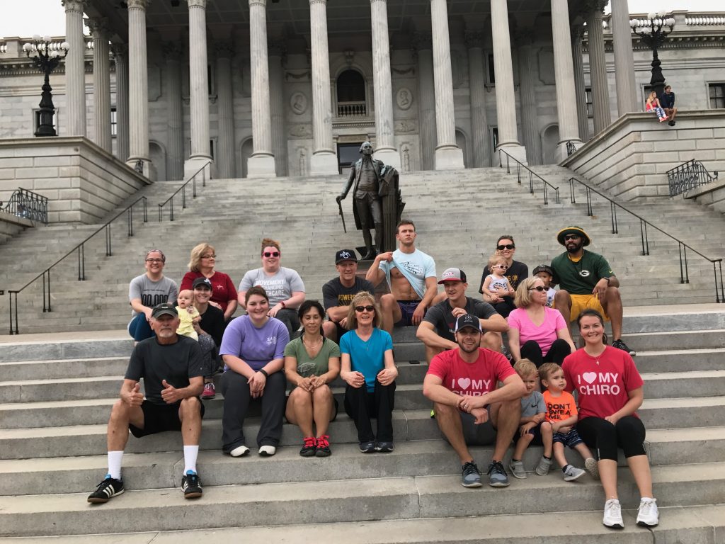 Workout at the Statehouse